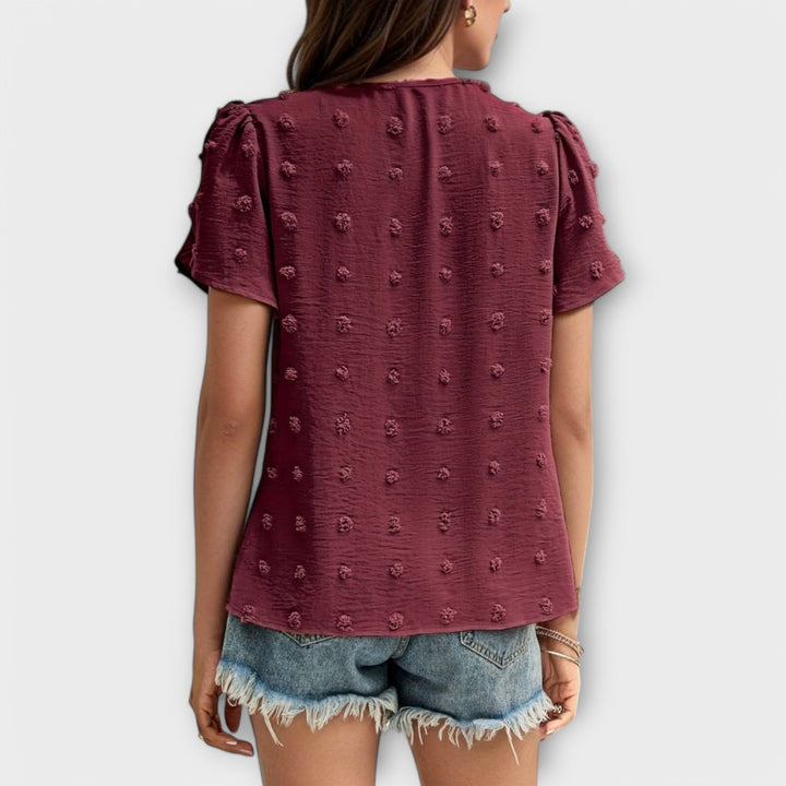 Clarine – The Perfect Polka Dot Blouse