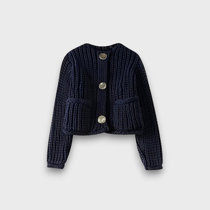 Moretta – Short Cardigan in Chunky Knit
