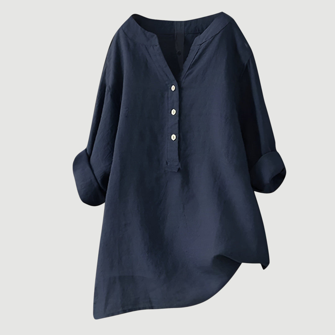Clariel – Lightweight V-Neck Blouse