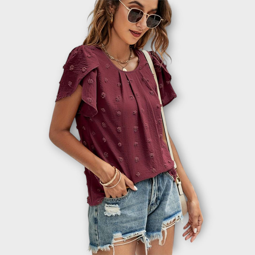 Clarine – The Perfect Polka Dot Blouse
